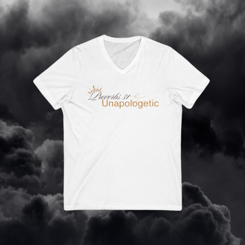 Unapologetic V-Neck Tee for Confidence and Style