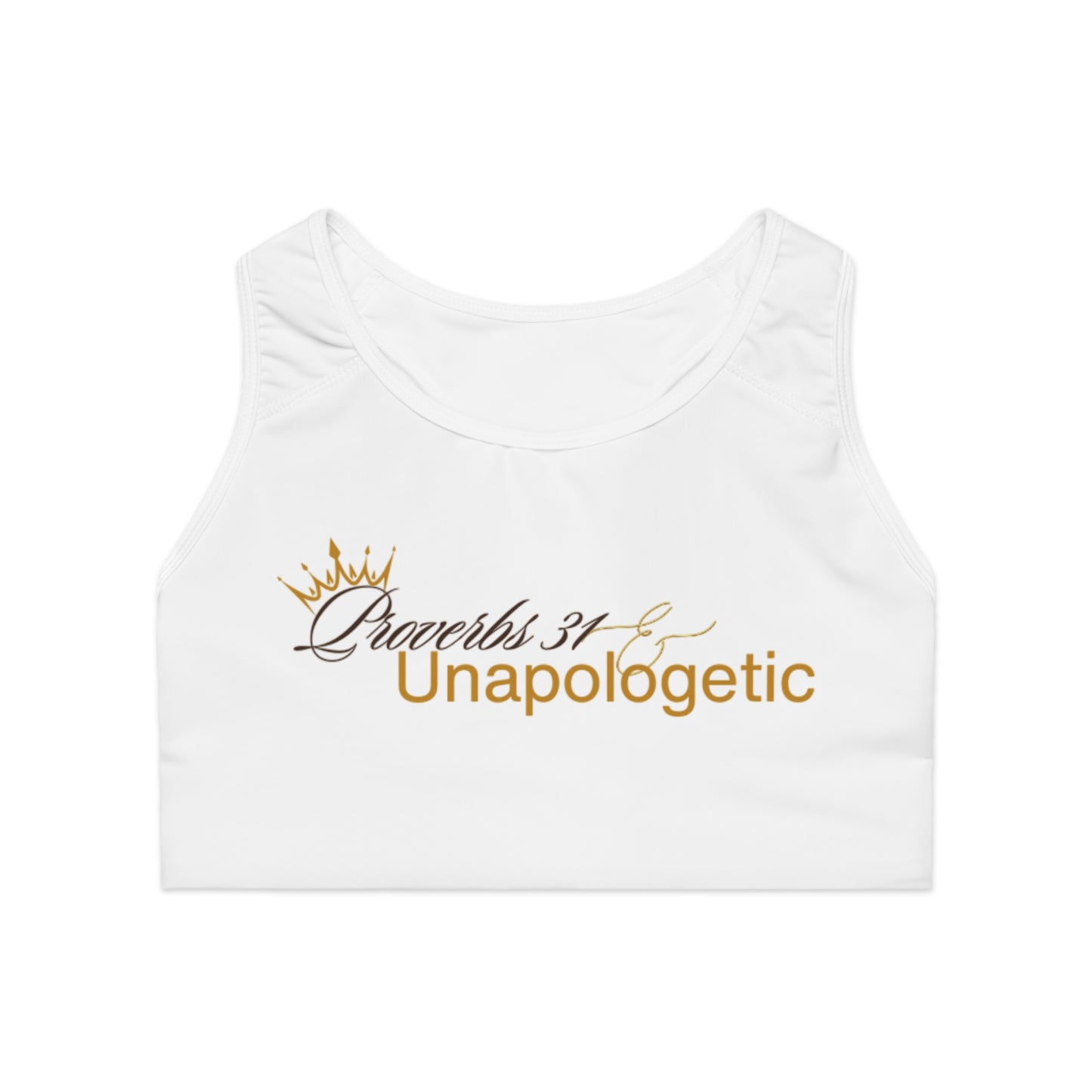 Proverbs 31 Unapologetic Sports Bra - Empowering Activewear for Confident Women