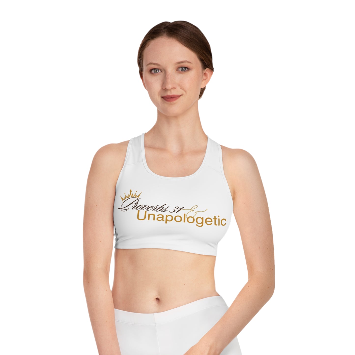 Proverbs 31 Unapologetic Sports Bra - Empowering Activewear for Confident Women