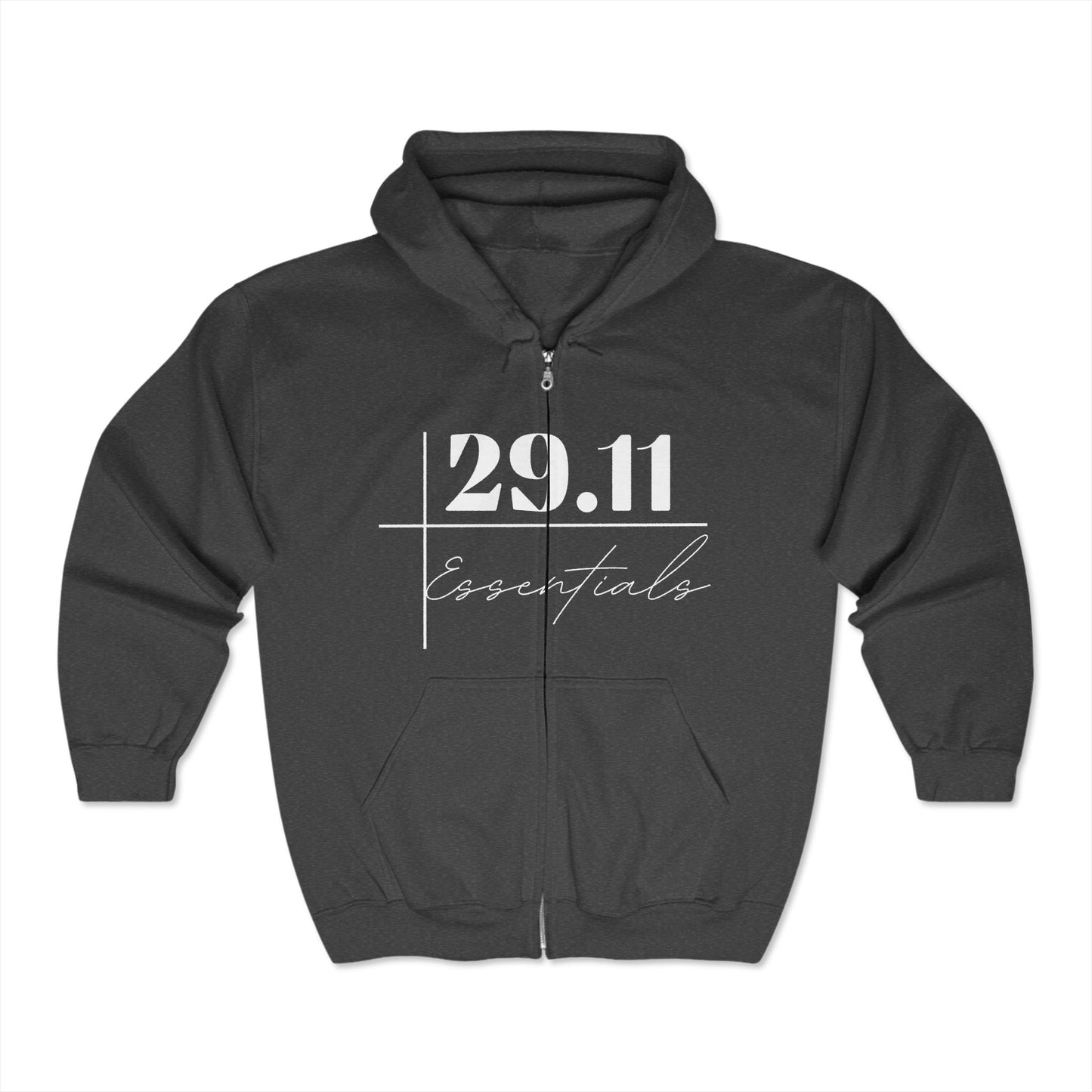 Unisex Essential Hoodie with '29.11' Design - Cozy Style for Everyday Wear