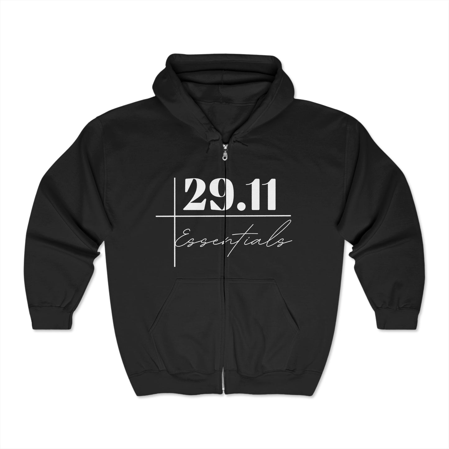 Unisex Essential Hoodie with '29.11' Design - Cozy Style for Everyday Wear