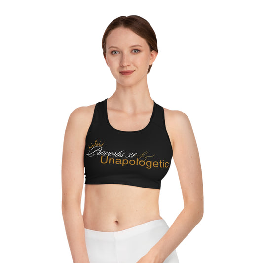 Proverbs 31 Unapologetic Sports Bra - Empowering Activewear for Confident Women