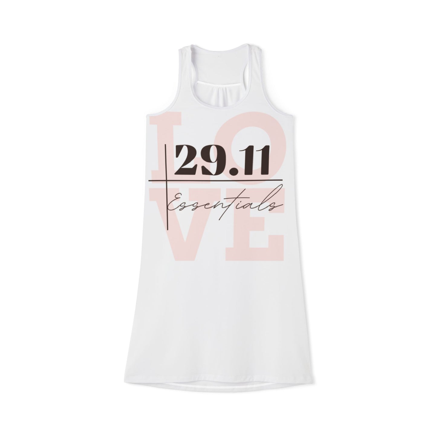 29.11 Essentials Women's Racerback Dress - Love Design