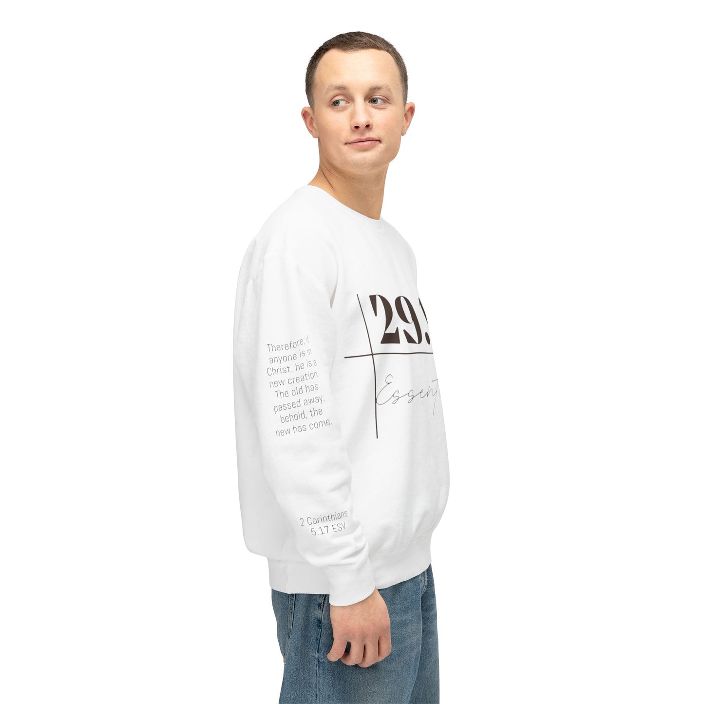 2 Cor 5:17 Crewneck Sweatshirt Unisex