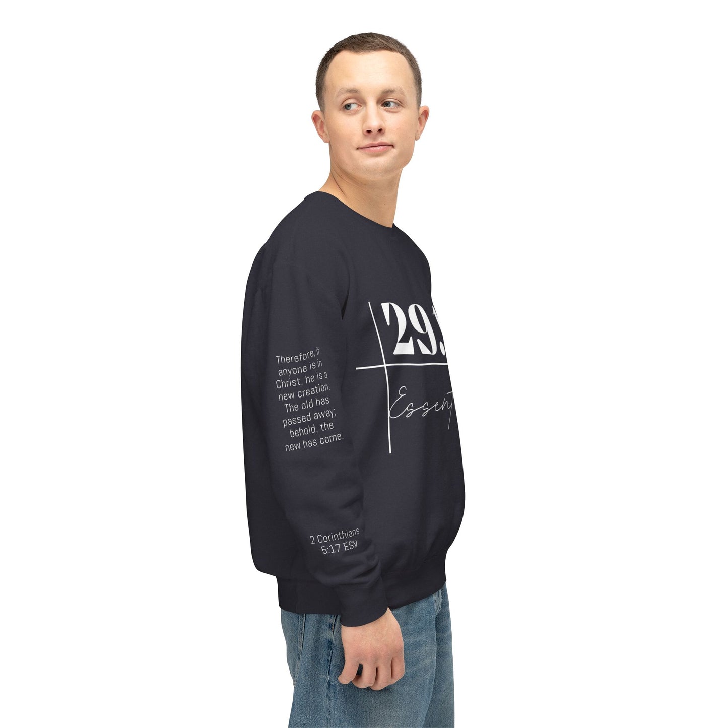 2 Cor 5:17 Crewneck Sweatshirt Unisex