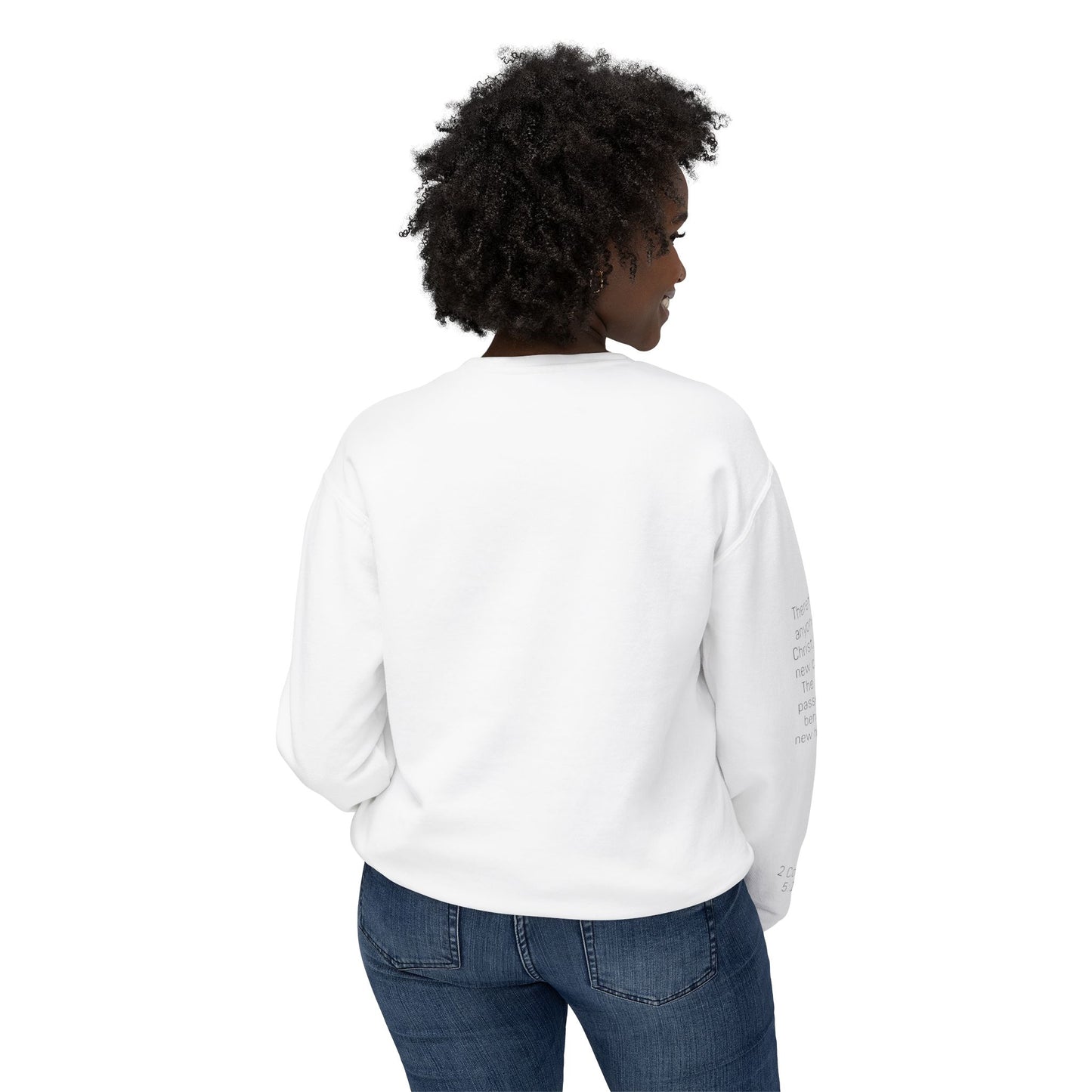 2 Cor 5:17 Crewneck Sweatshirt Unisex