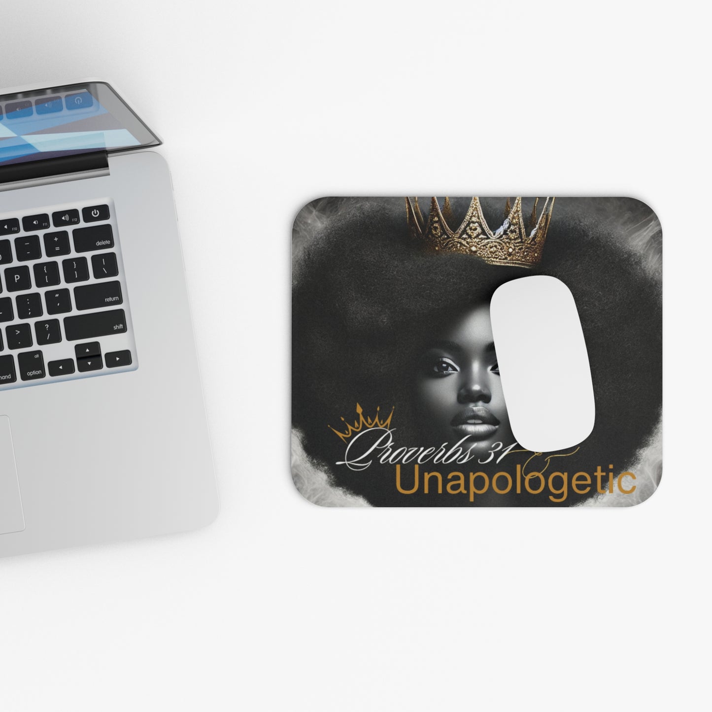 Empowering Mouse Pad - Proverbs 31 Unapologetic Design