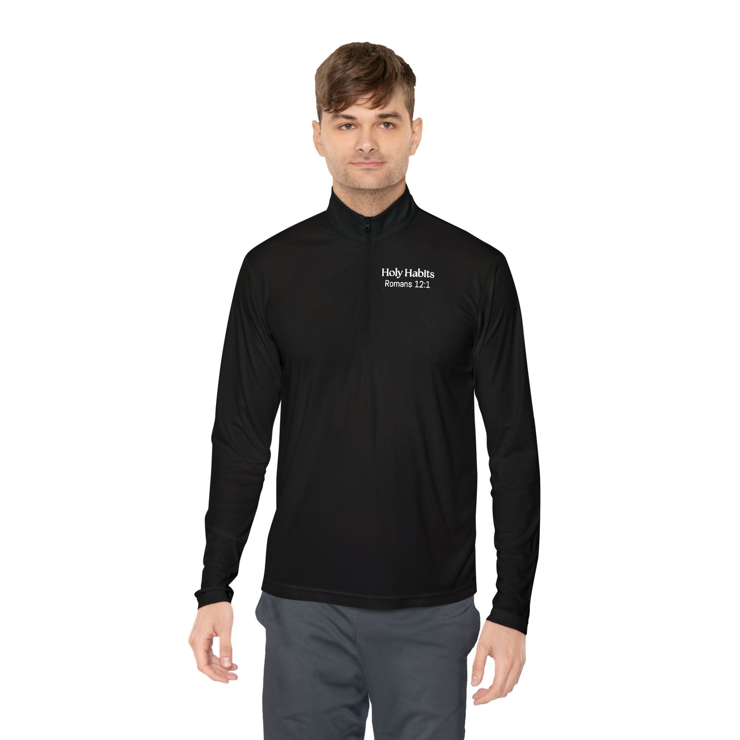 Holy Habits Unisex Quarter-Zip Pullover