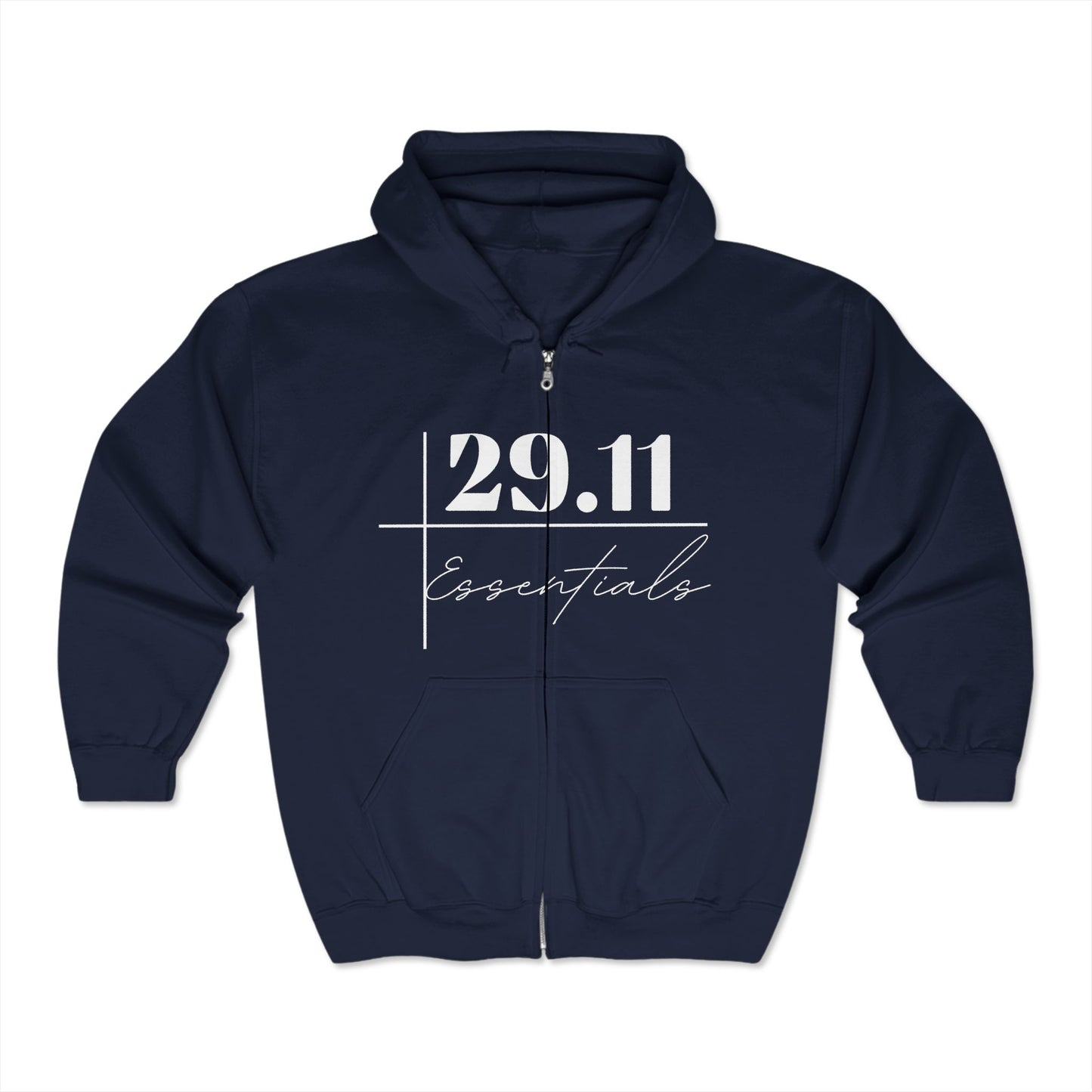 Unisex Essential Hoodie with '29.11' Design - Cozy Style for Everyday Wear