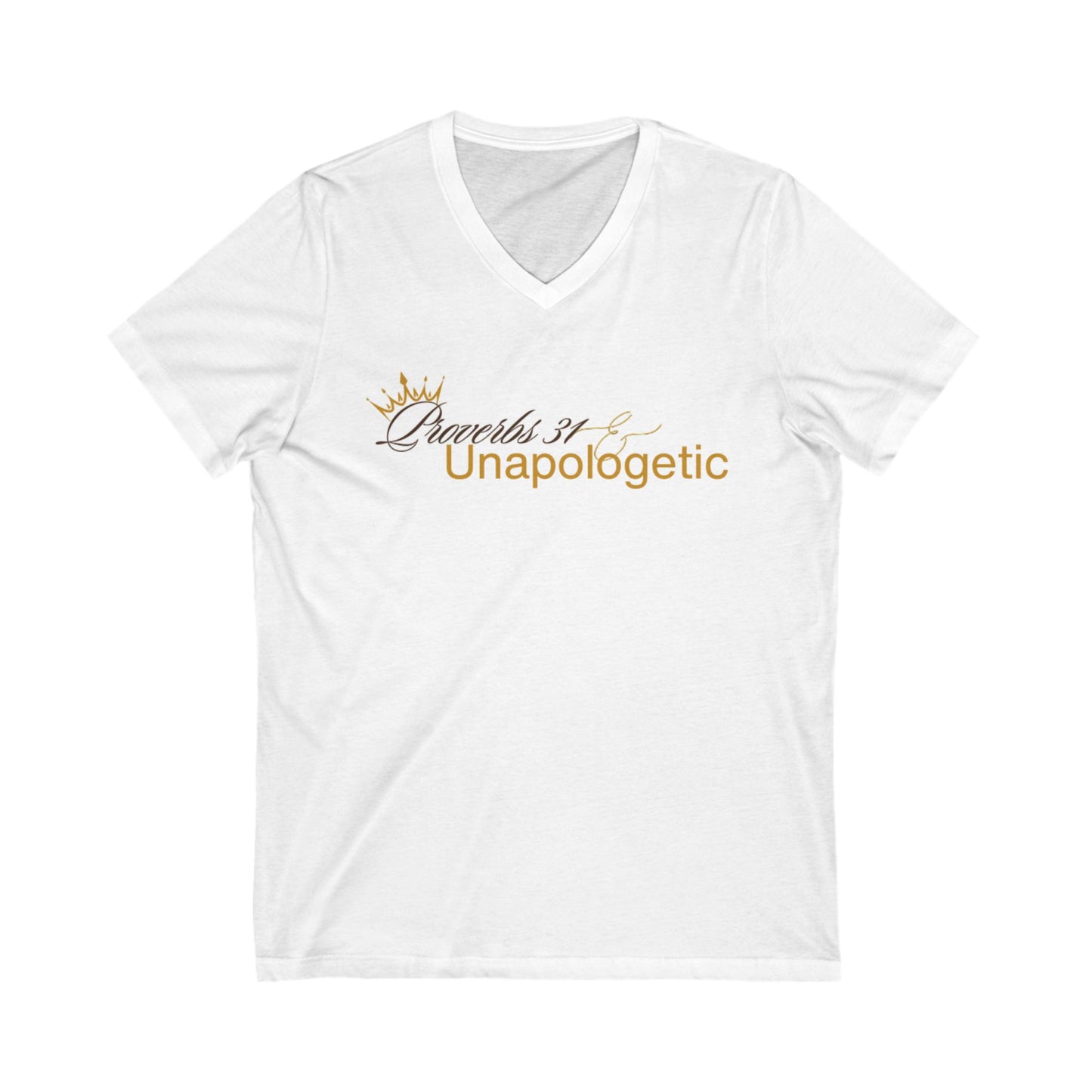 Unapologetic V-Neck Tee for Confidence and Style