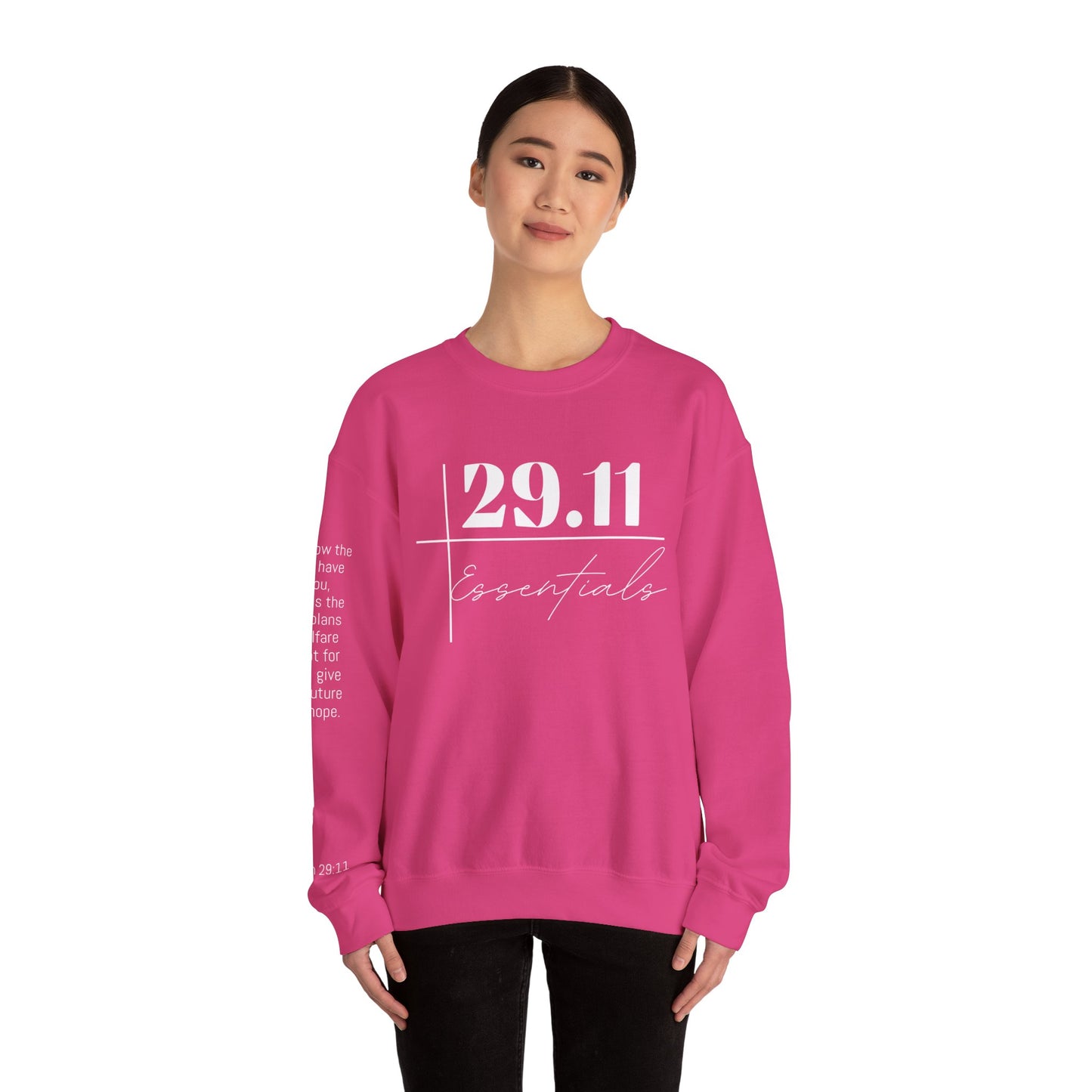 Unisex Heavy Blend™ Crewneck Sweatshirt Jer 29:11