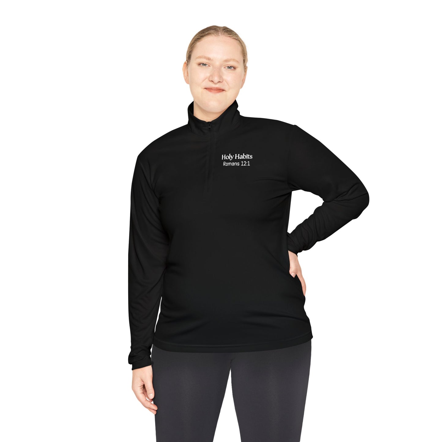 Holy Habits Unisex Quarter-Zip Pullover