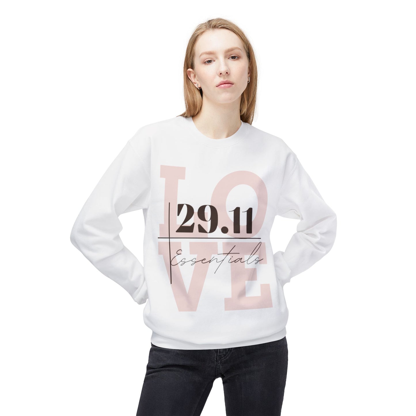 Signature 29.11 Love Essentials Unisex Fleece Crewneck Sweatshirt