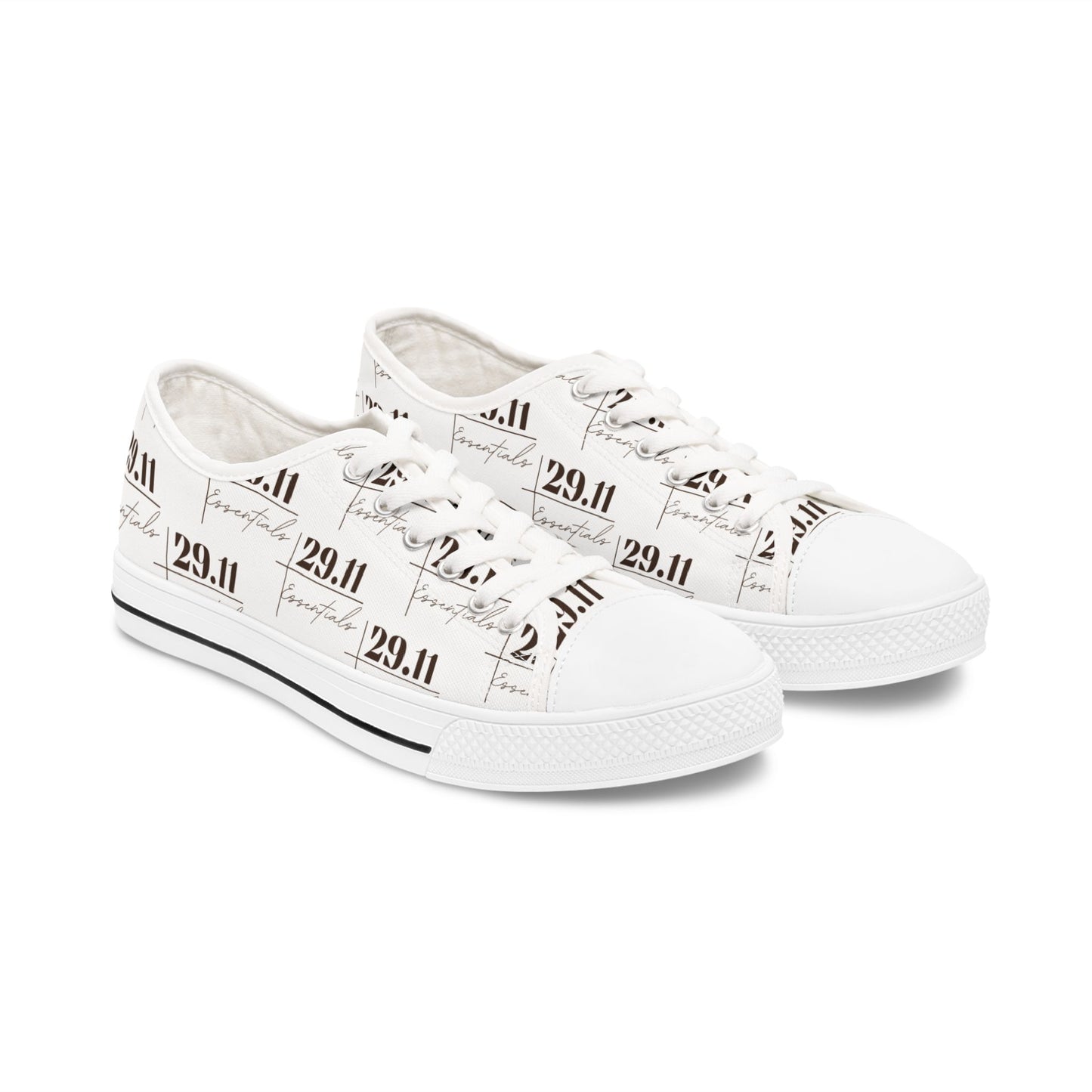 Women's Low Top Sneakers with Minimalist Design - Perfect for Everyday Style