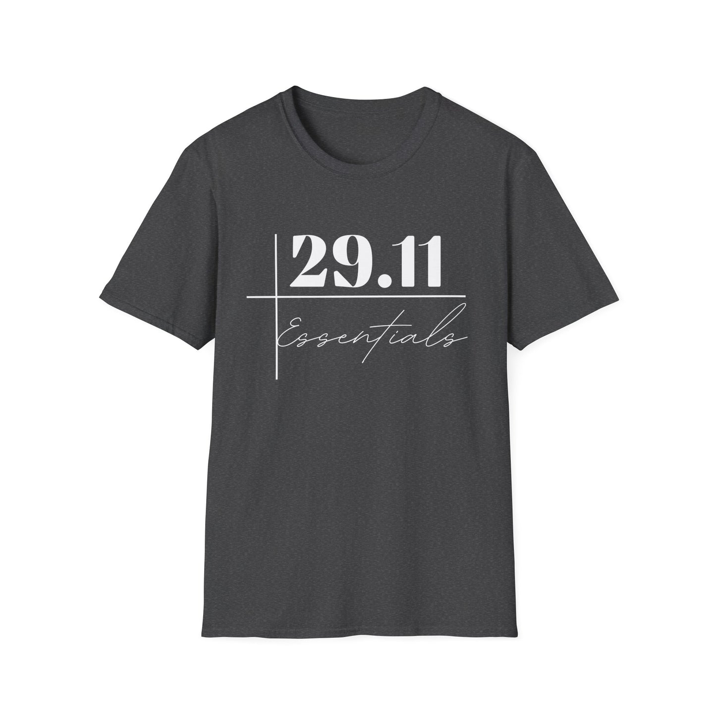 29.11 Essentials Unisex Softstyle T-Shirt - Trendy Black Tee for Every Occasion