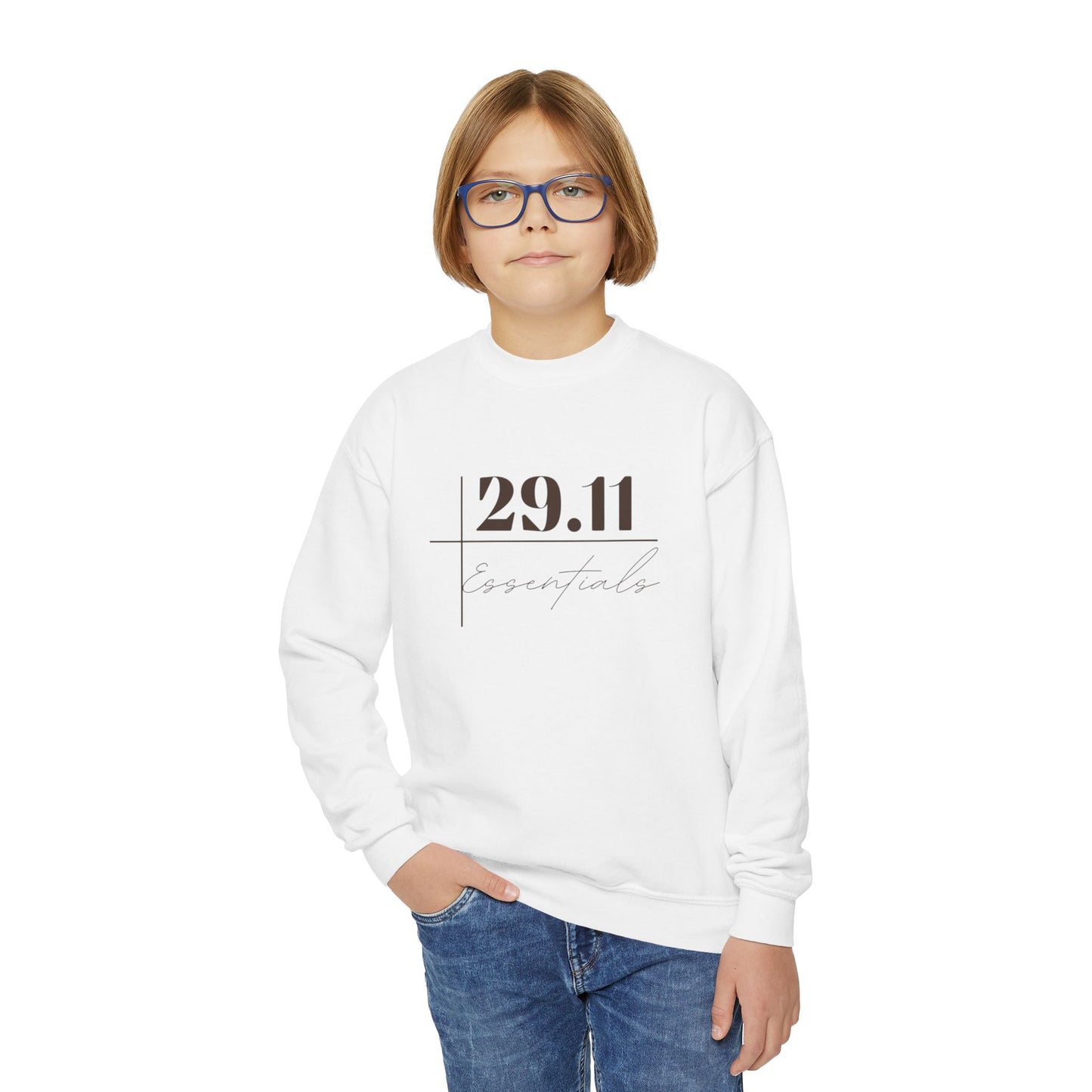 Youth Crewneck Sweatshirt - 29.11 Essentials Statement