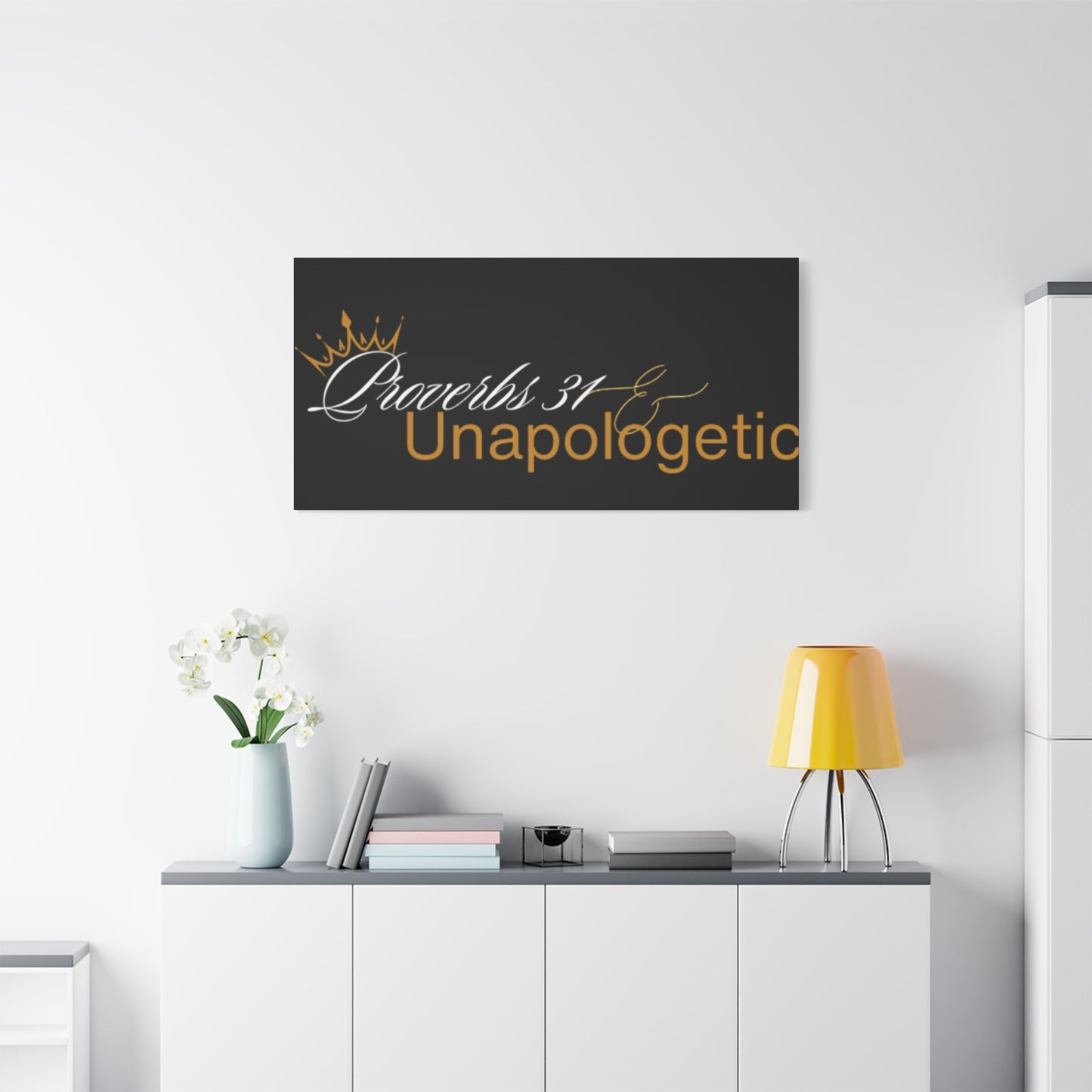 Proverbs 31 Unapologetic Matte Canvas Art