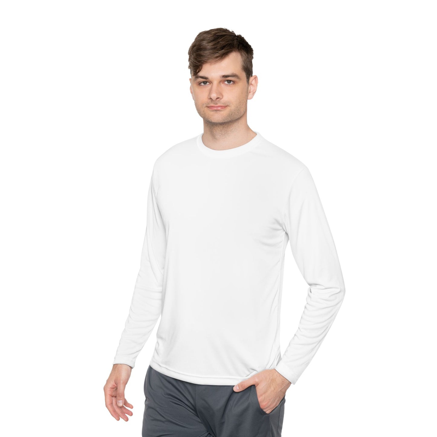 Lightweight Long Sleeve Tee Fearless Logo On the Back - Unisex