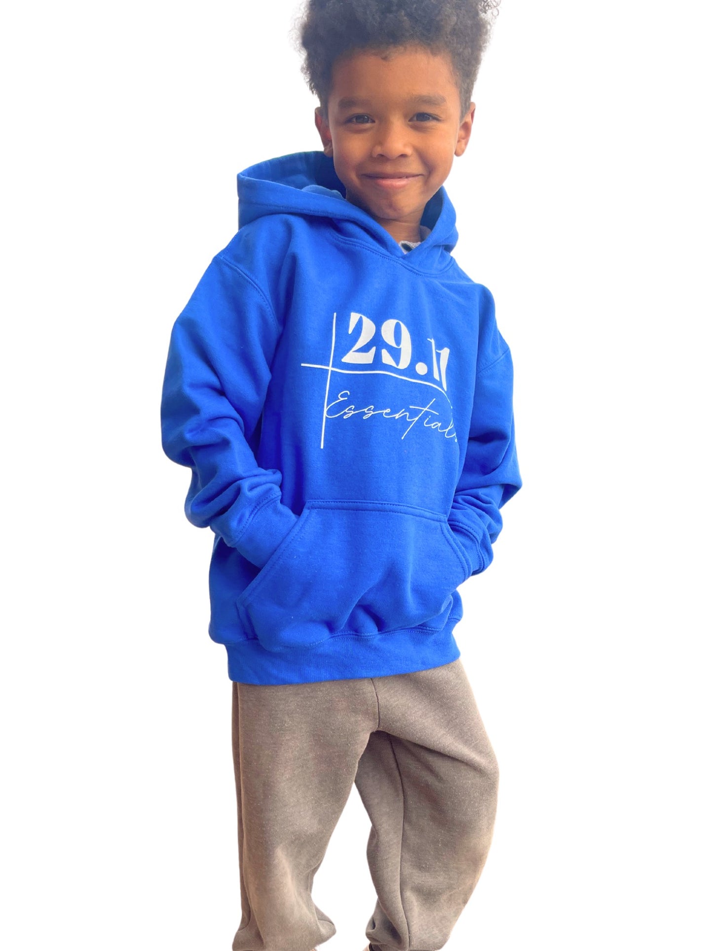 Youth Heavy Blend Hoodie - Essential 29.11 Design for Trendy Teens