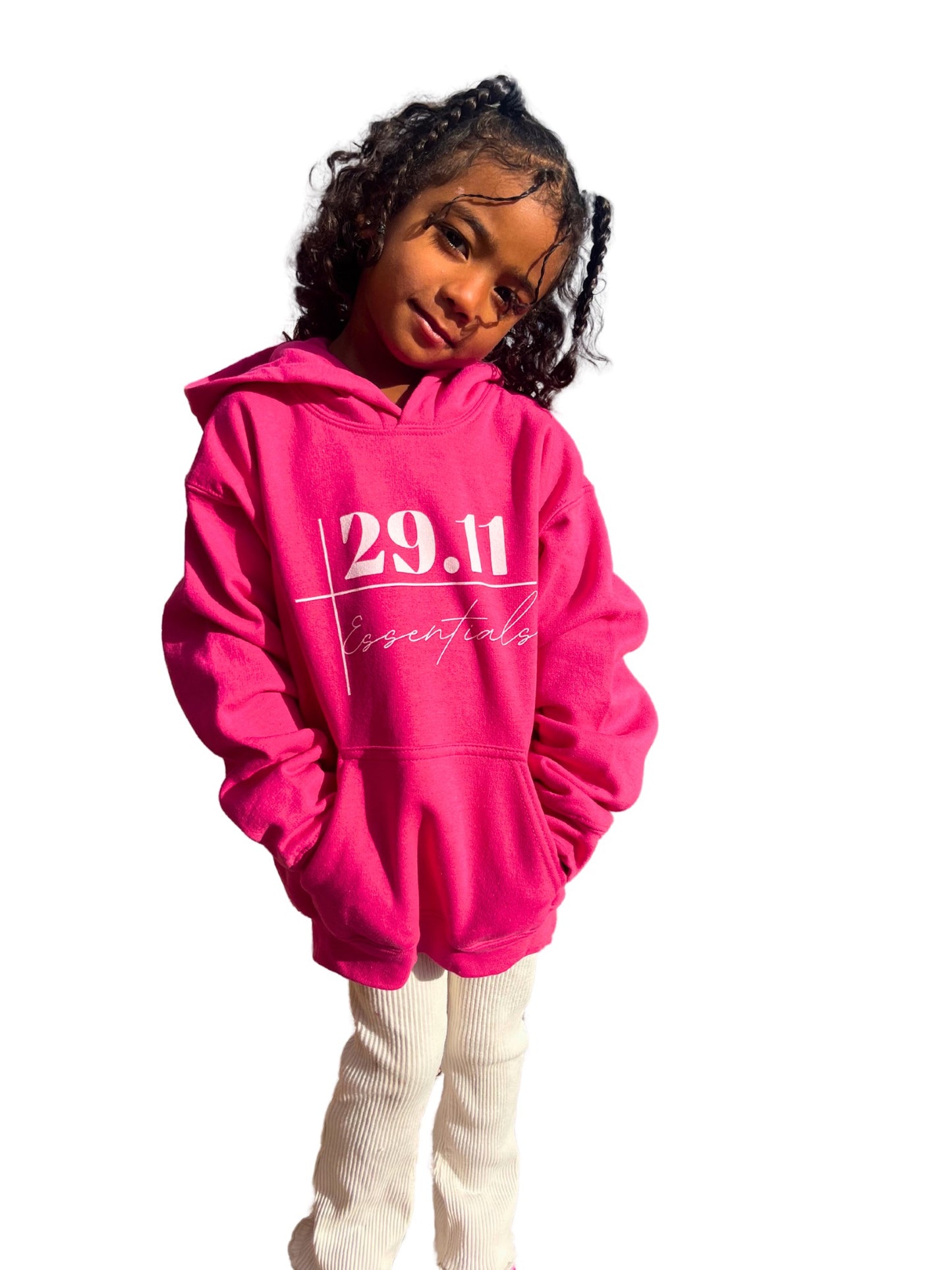Youth Heavy Blend Hoodie - Essential 29.11 Design for Trendy Teens