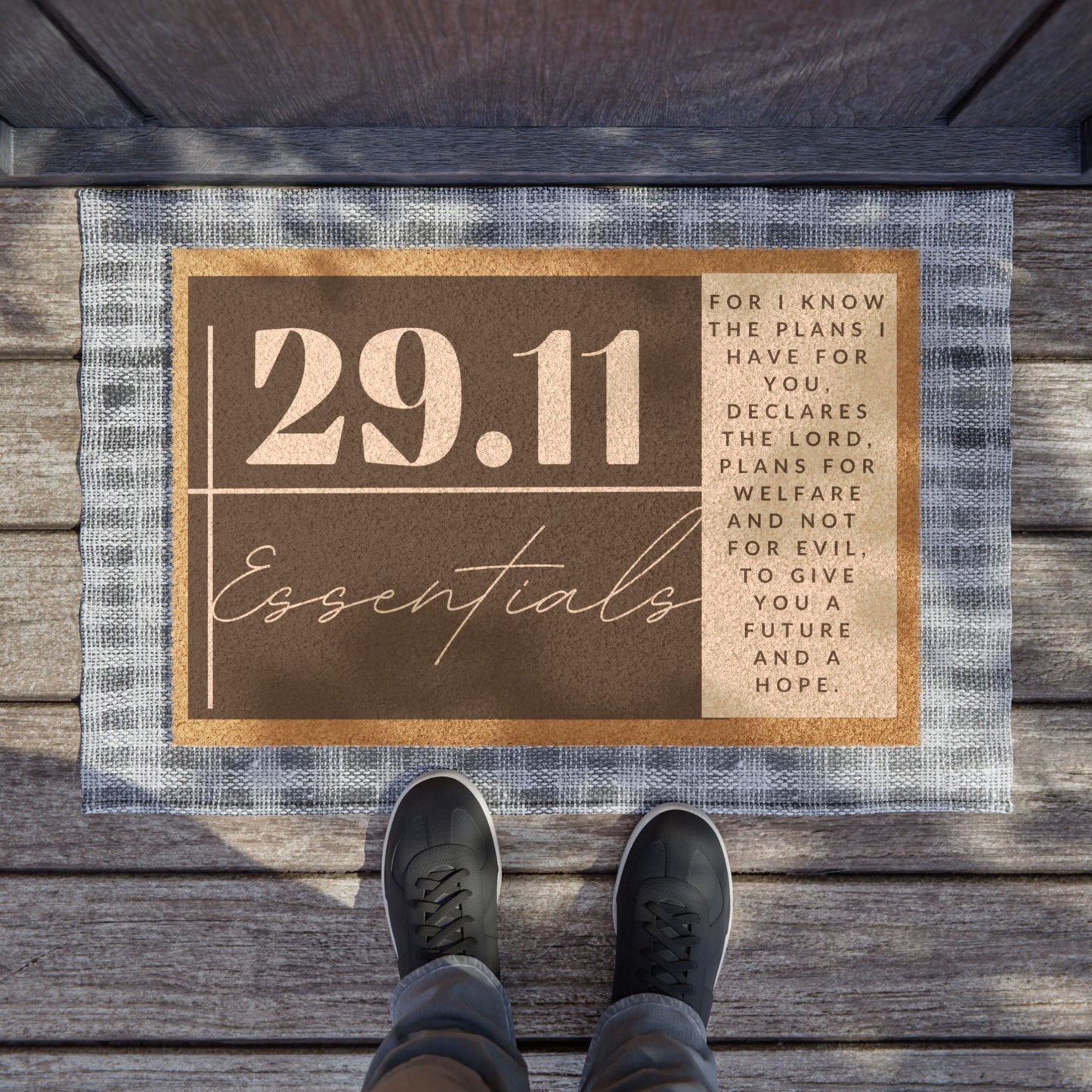 Jer 29:11 Doormat