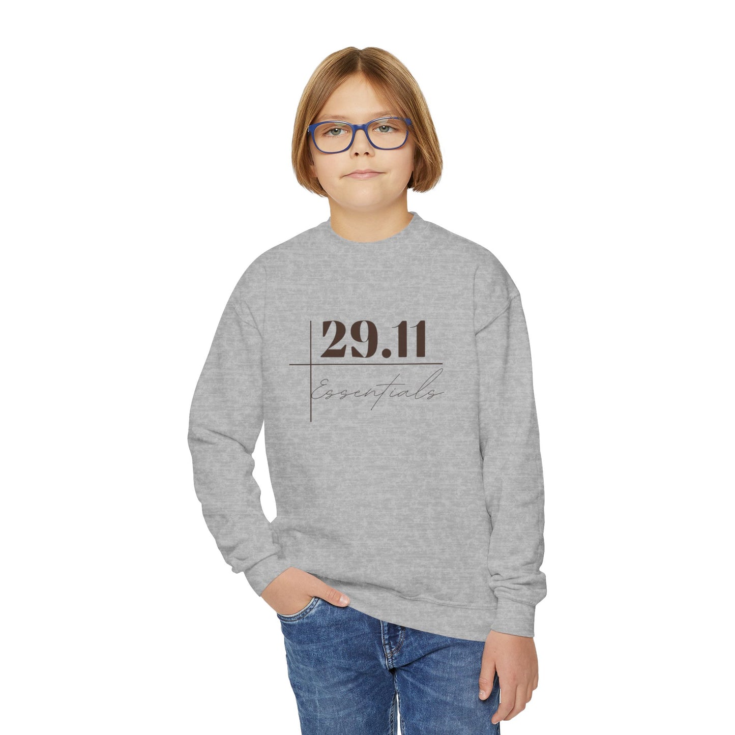 Youth Crewneck Sweatshirt - 29.11 Essentials Statement