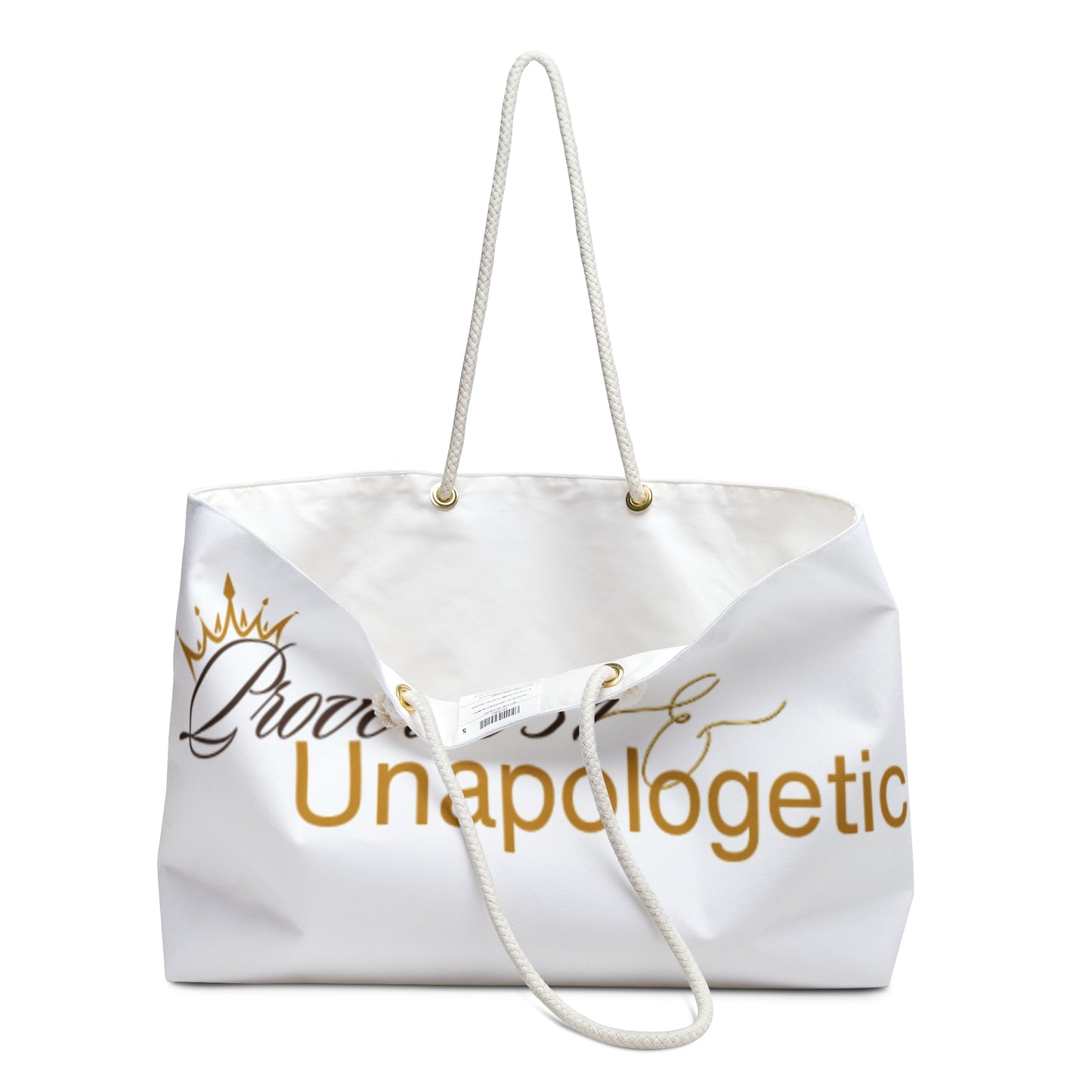 Proverbs 31 Unapologetic Weekender Bag - Stylish Tote for Travel & Everyday Use