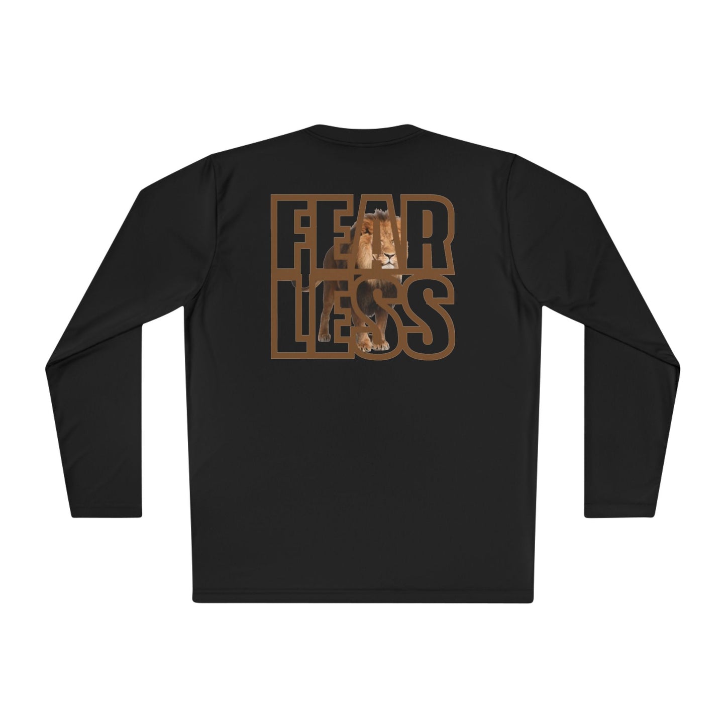 Lightweight Long Sleeve Tee Fearless Logo On the Back - Unisex