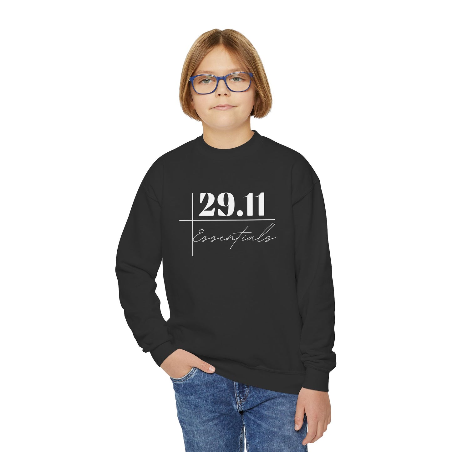 Youth Crewneck Sweatshirt - 29.11 Essentials Statement