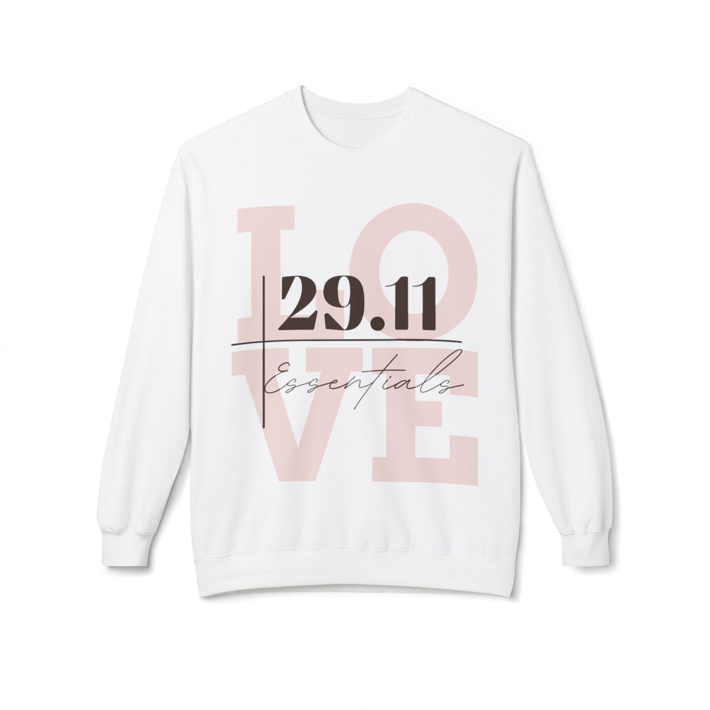 Signature 29.11 Love Essentials Unisex Fleece Crewneck Sweatshirt