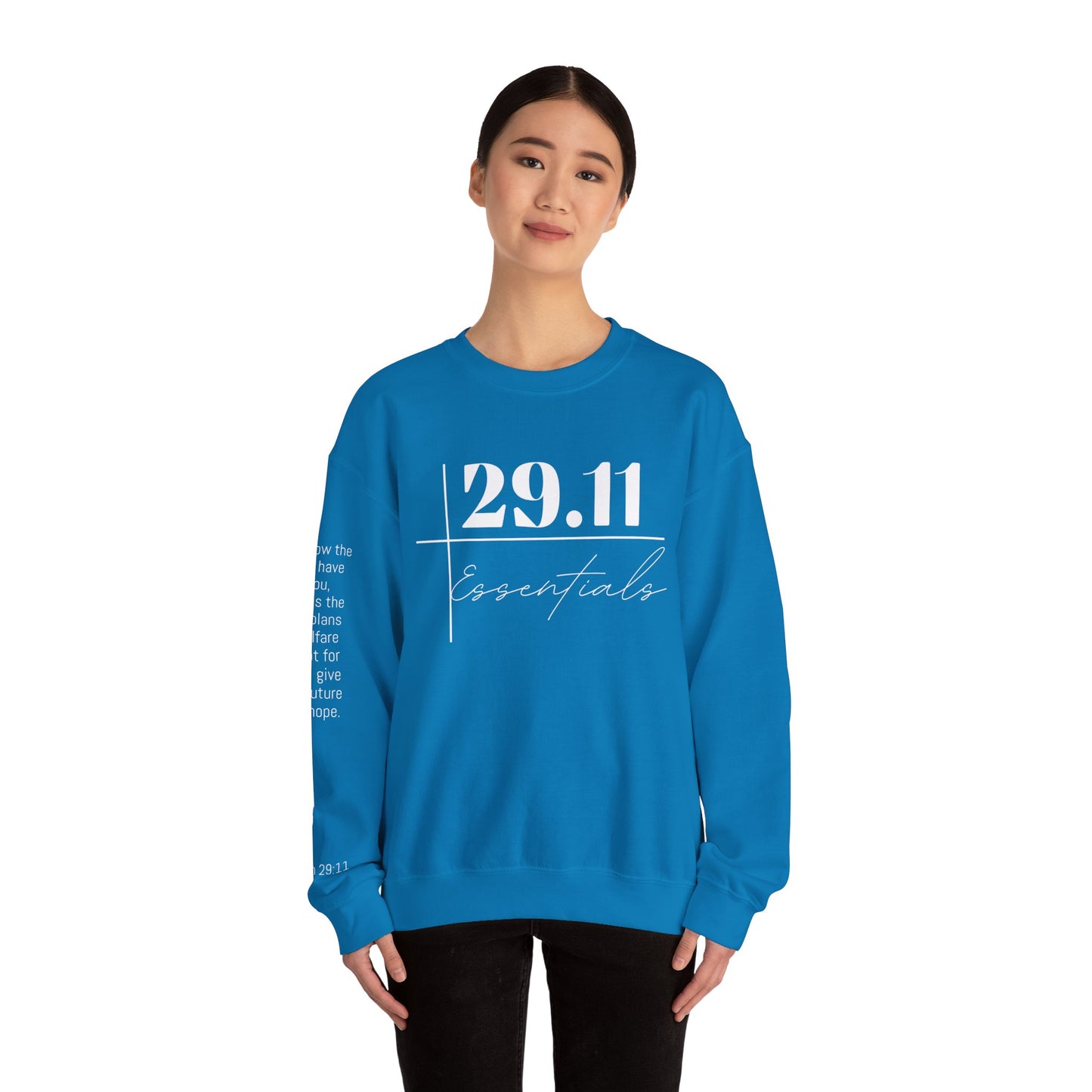 Unisex Heavy Blend™ Crewneck Sweatshirt Jer 29:11