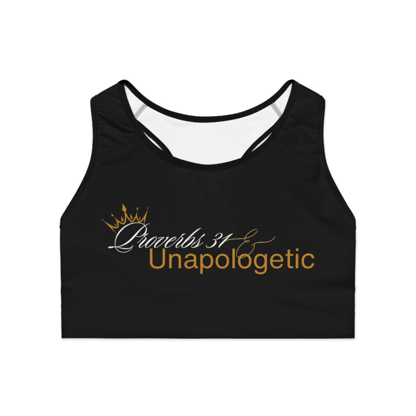 Proverbs 31 Unapologetic Sports Bra - Empowering Activewear for Confident Women