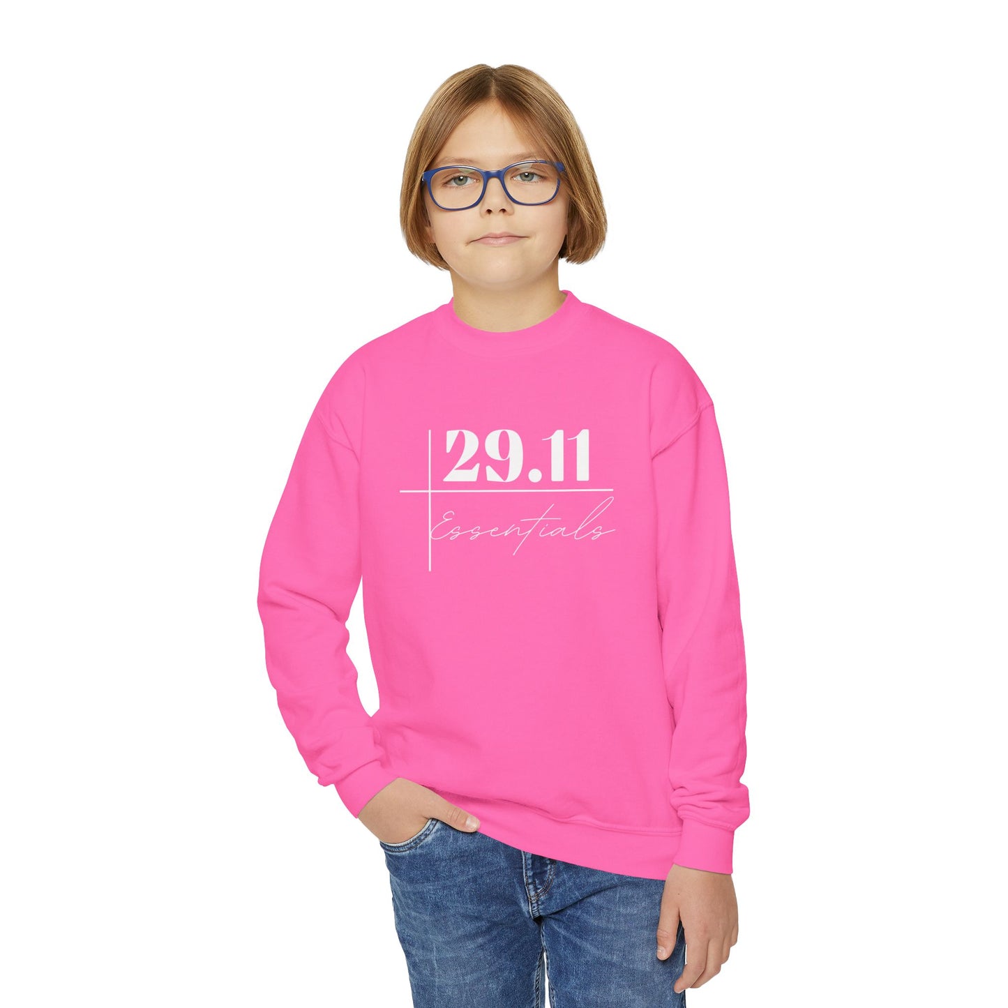 Youth Crewneck Sweatshirt - 29.11 Essentials Statement