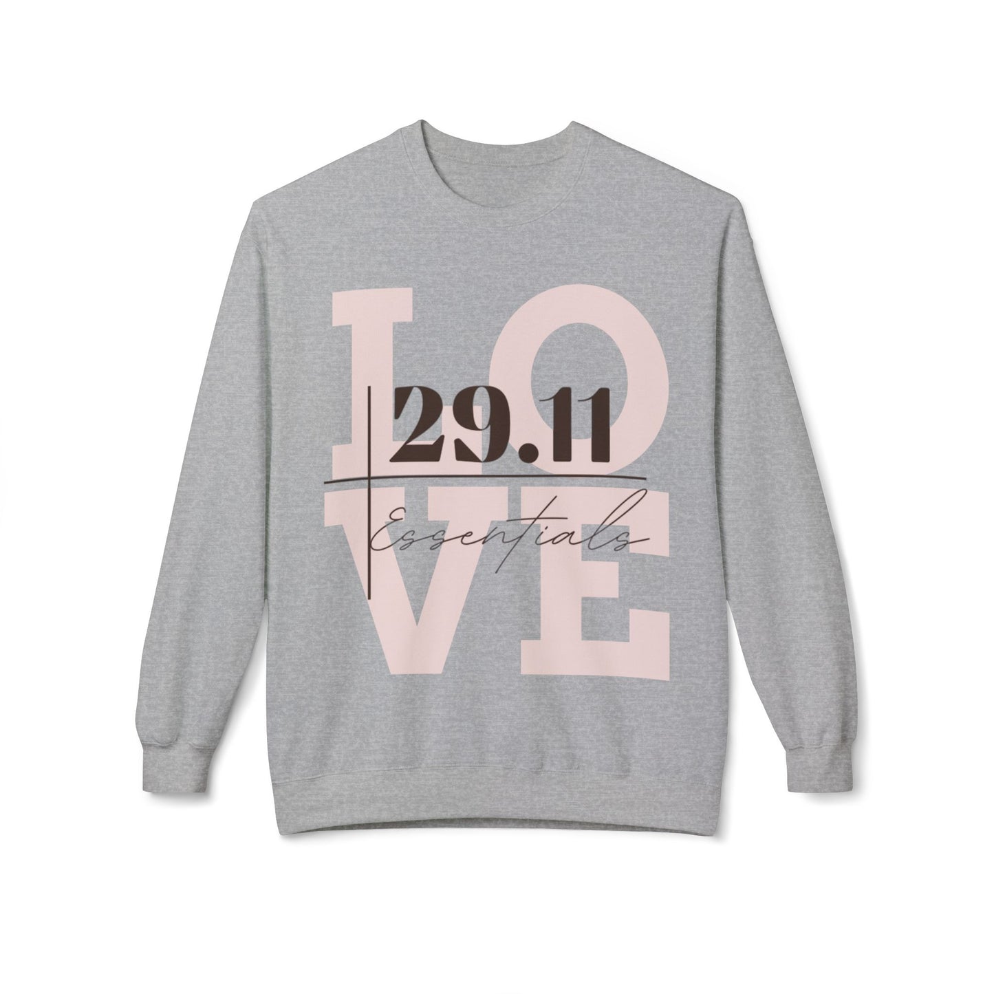 Signature 29.11 Love Essentials Unisex Fleece Crewneck Sweatshirt