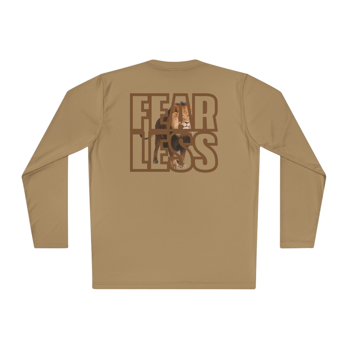 Lightweight Long Sleeve Tee Fearless Logo On the Back - Unisex